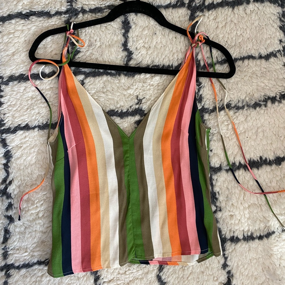 COPY - Striped Reformation Blouse